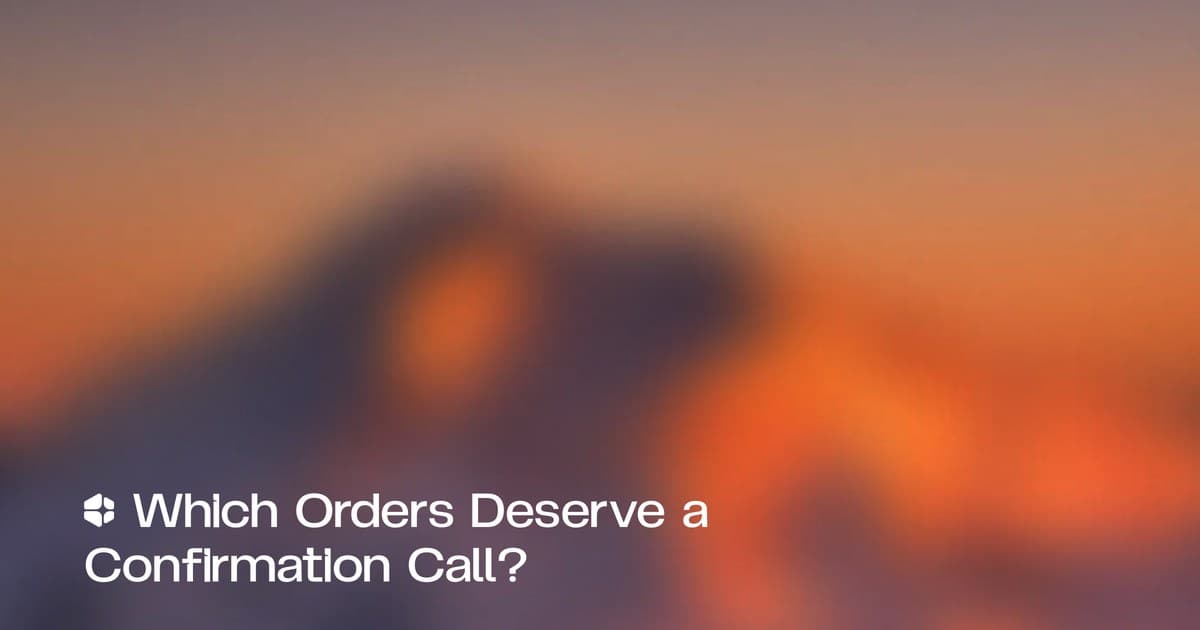 Which Orders Should You Confirm Before Booking a Courier?