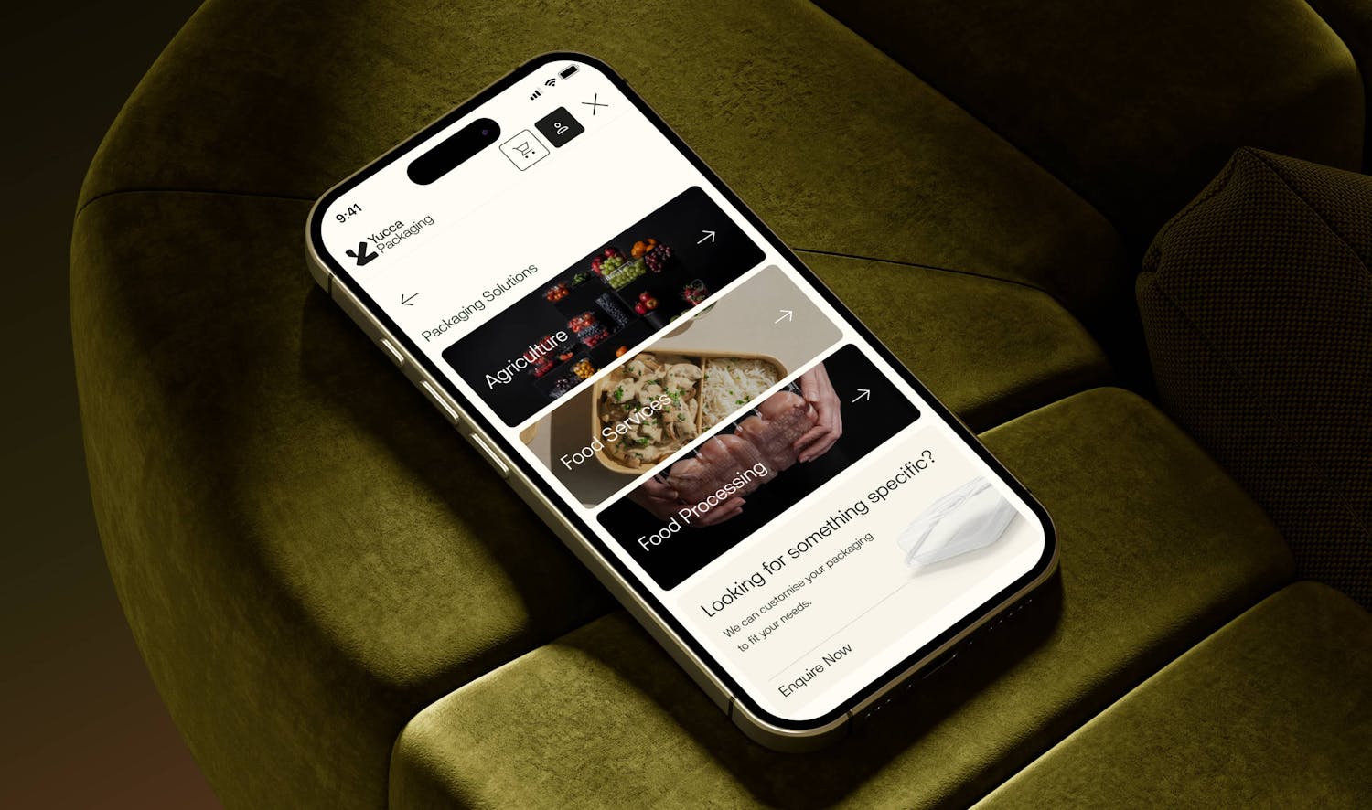 App and website design preview